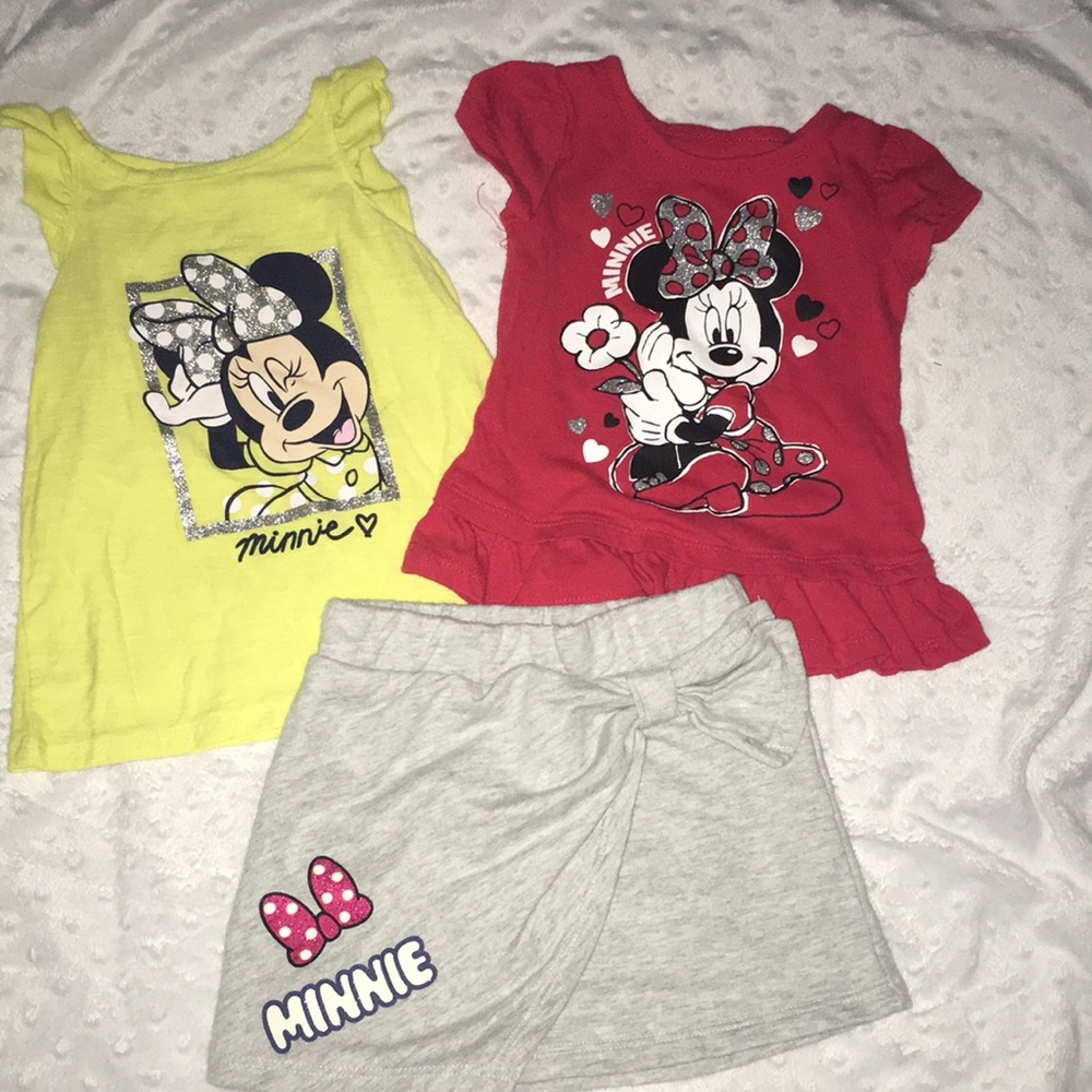 Toddler Minnie Mouse clothes. Size 2T